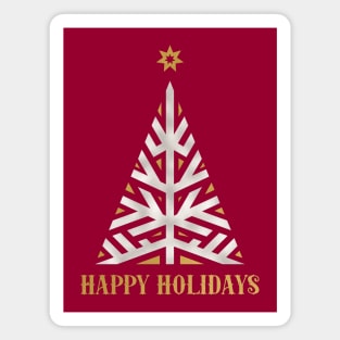 Happy Holidays Magnet